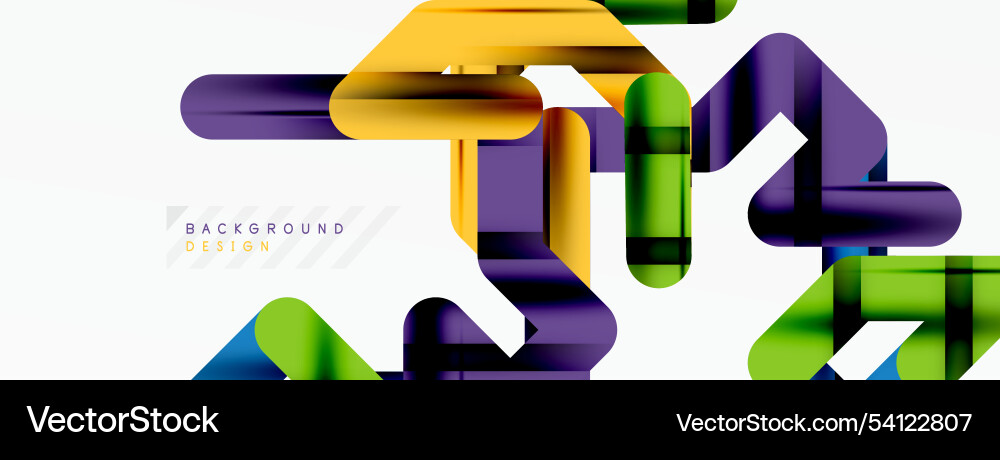 Abstract background - colorful lines composition Abstract background - colorful lines composition Vector Image