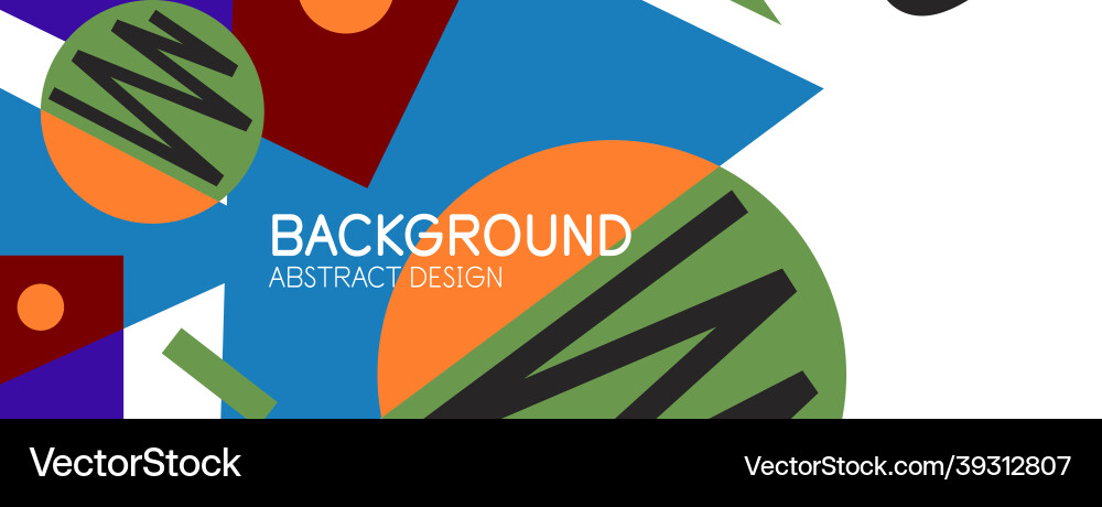 Abstract background with blocks lines geometric Abstract background with blocks lines geometric vector image