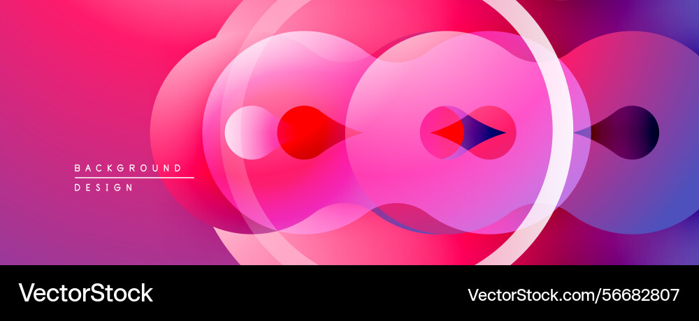 Abstract composition overlapping circles create Abstract composition overlapping circles create vector image