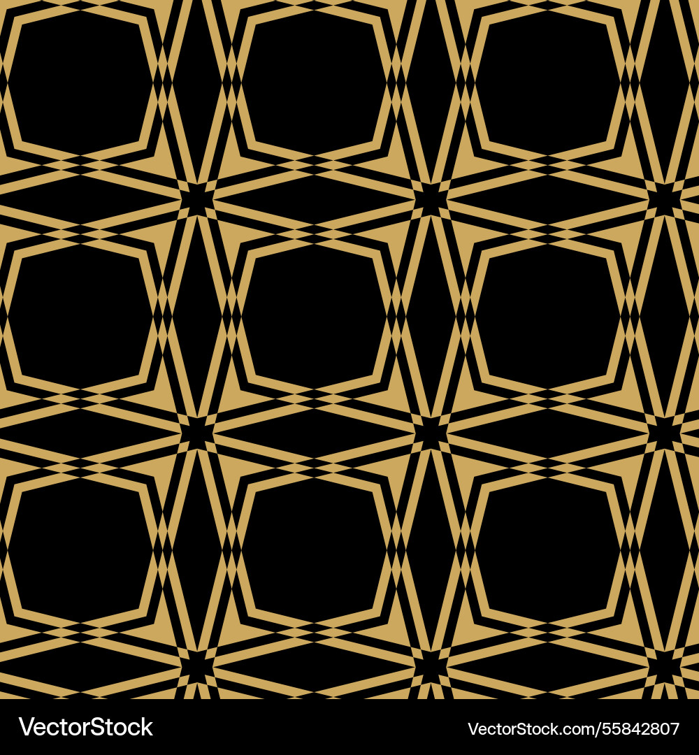 Abstract geometric pattern with squares crosses Vector Image