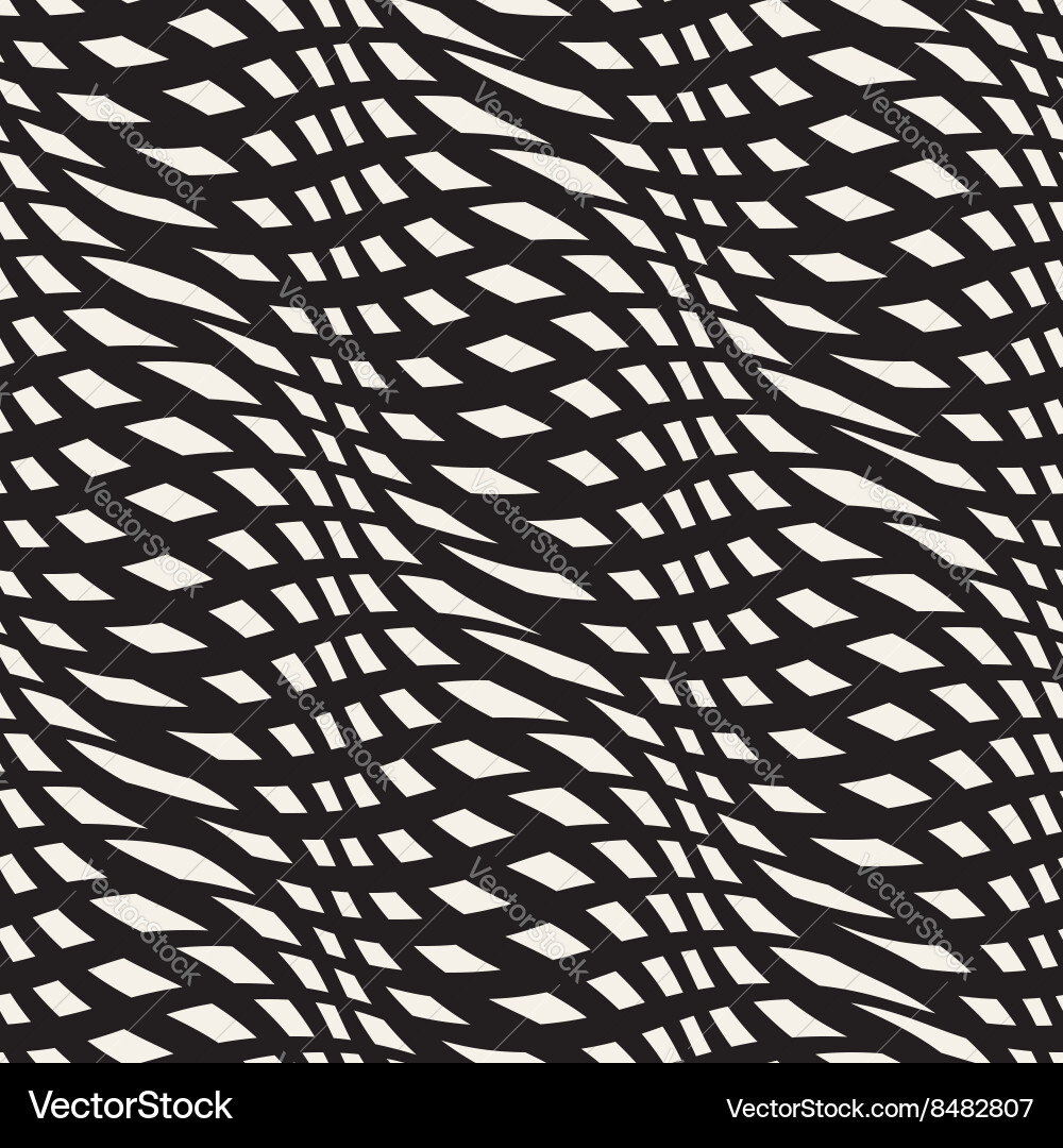 Abstract monochrome seamless pattern crossed vawes Abstract monochrome seamless pattern crossed vawes vector image
