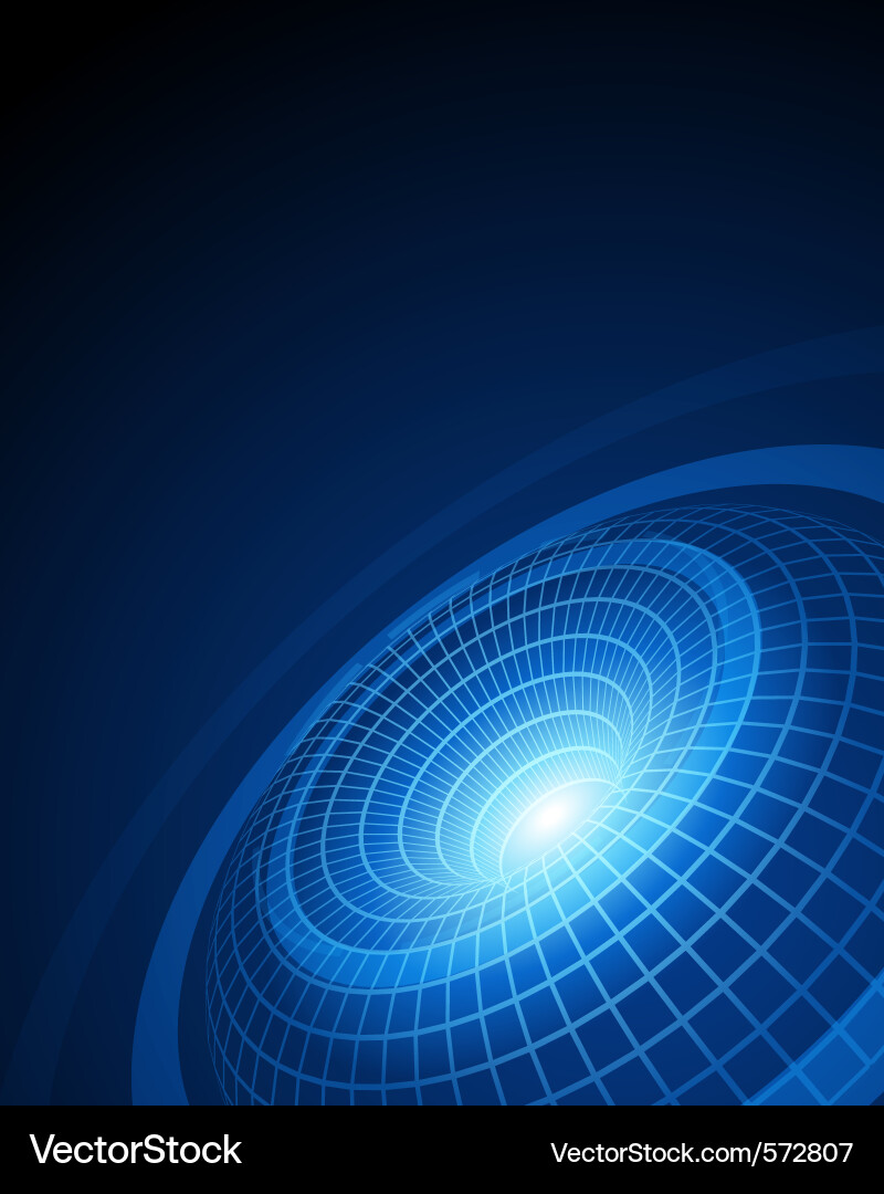 Abstract Tech Grid Vector Image