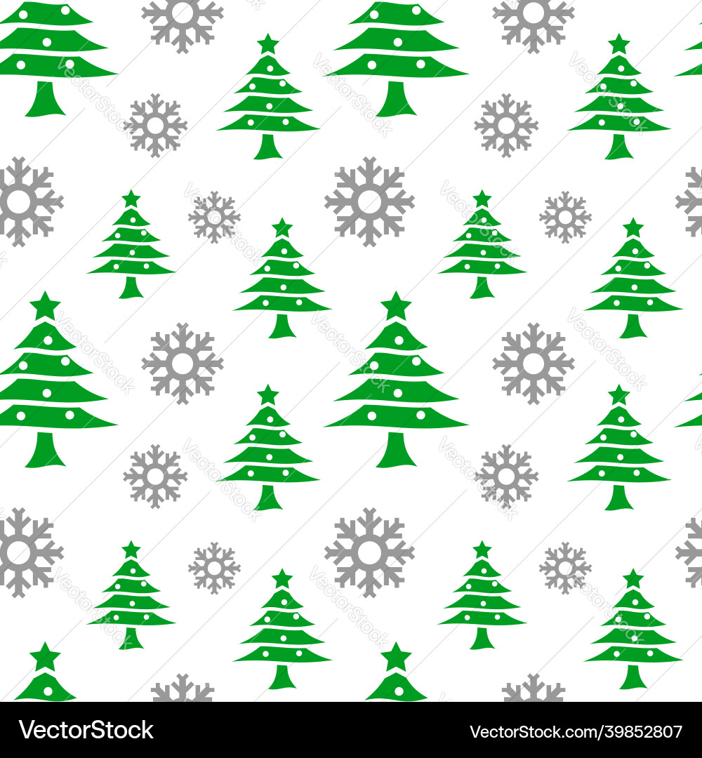 Christmas tree pattern design for print template Christmas tree pattern design for print template vector image
