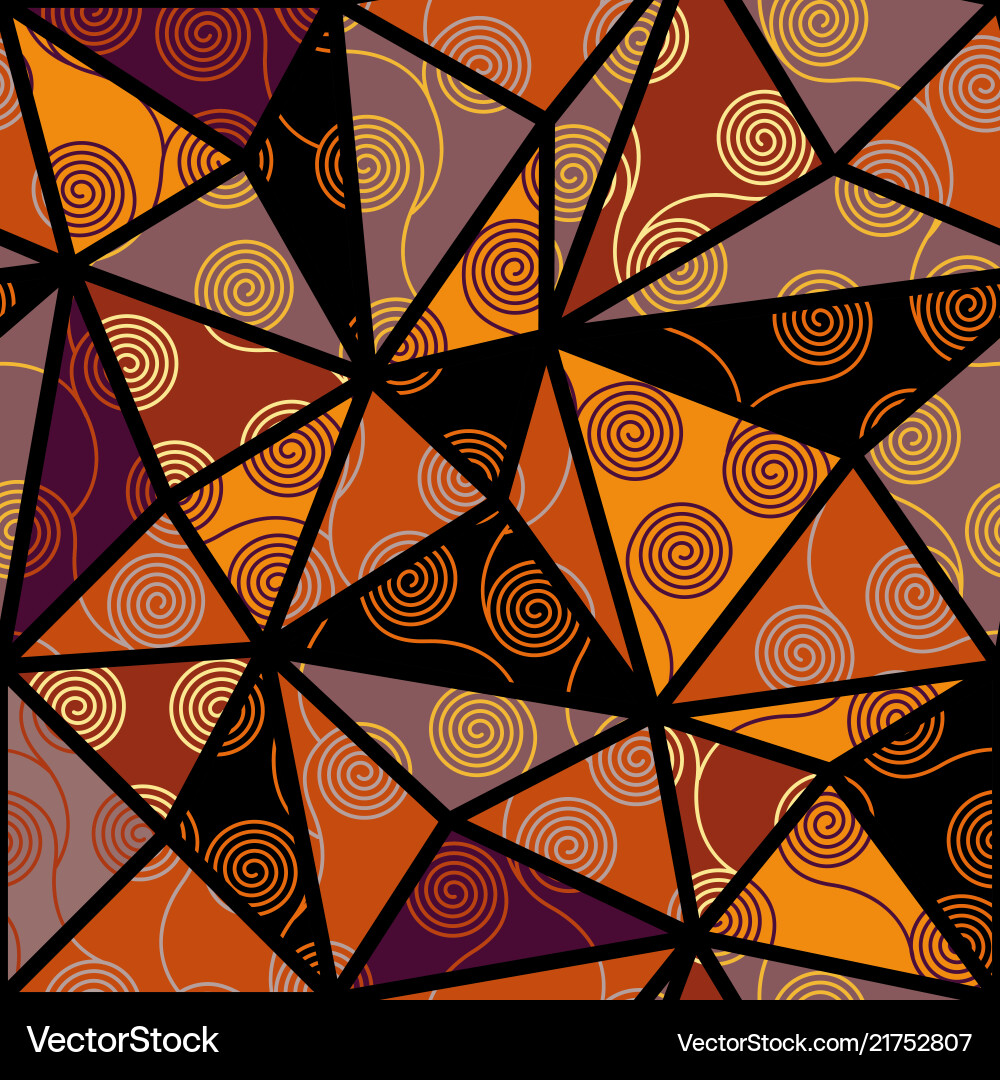 Curly waves pattern in art nouveau style Curly waves pattern in art nouveau style vector image