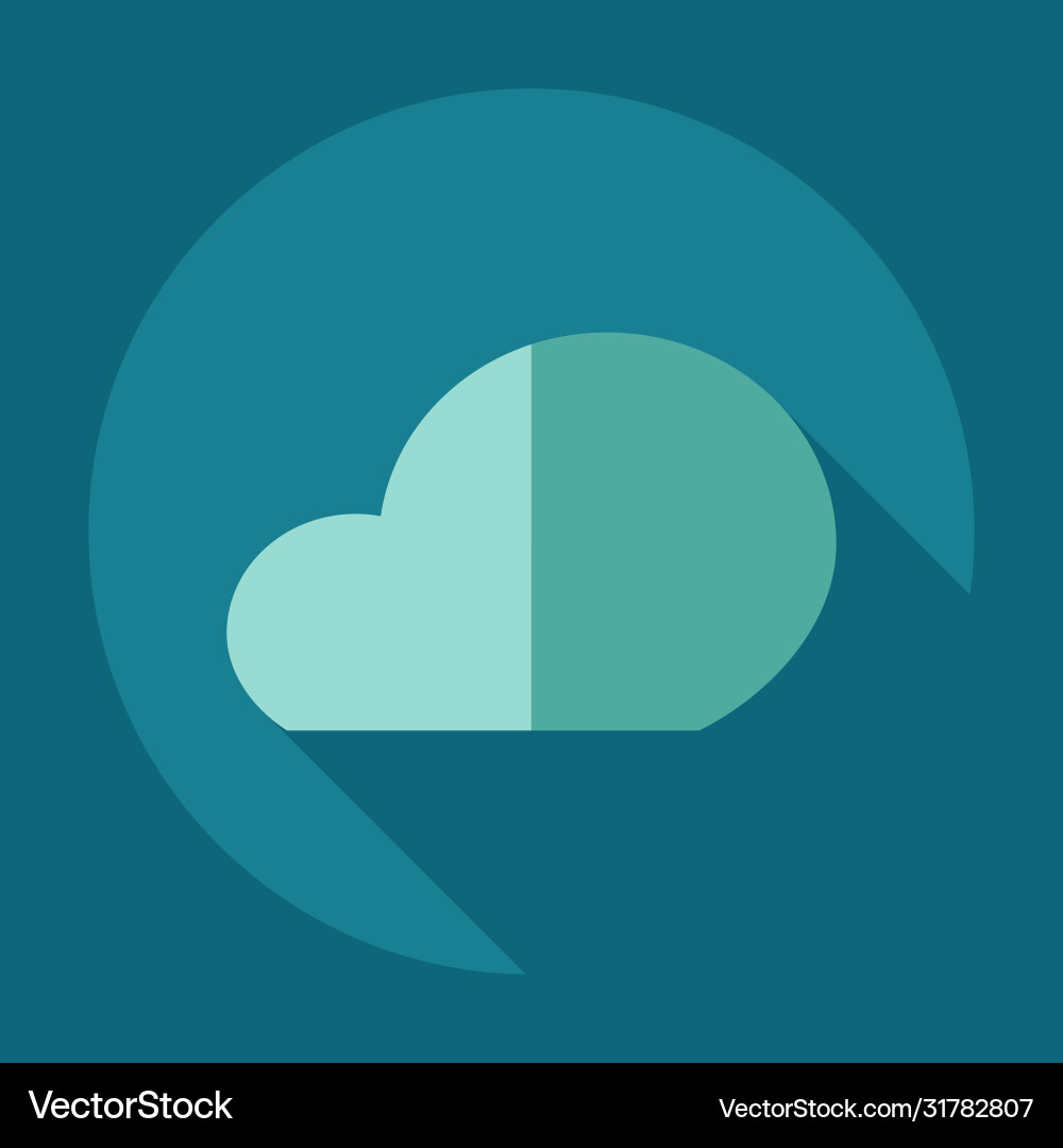 Flaches modernes Design mit Schattenikonen Cloud Flaches modernes Design mit Schattenikonen Cloud vektorbild