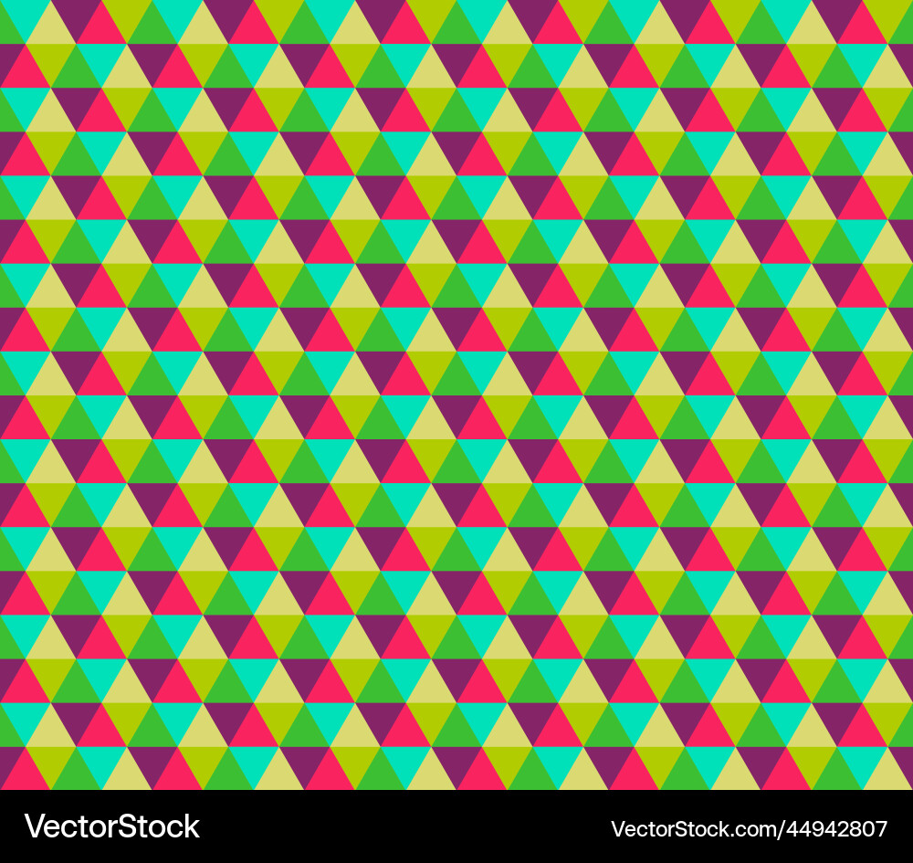 Green bright hexagonal pattern in memphis retro Vector Image