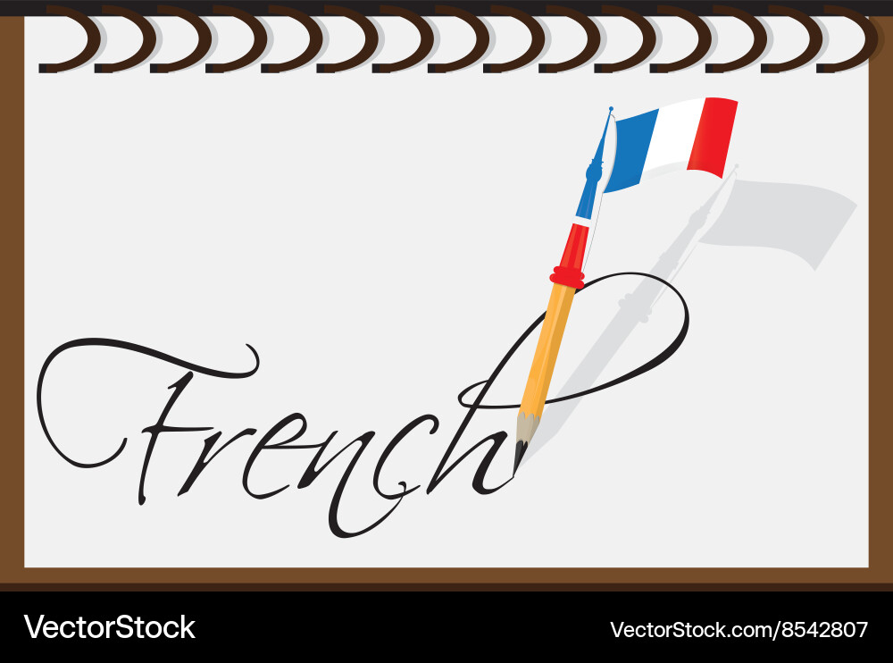 Learn language vector image