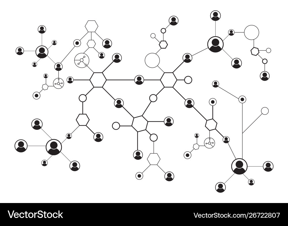 Network connection abstract background Network connection abstract background vector image
