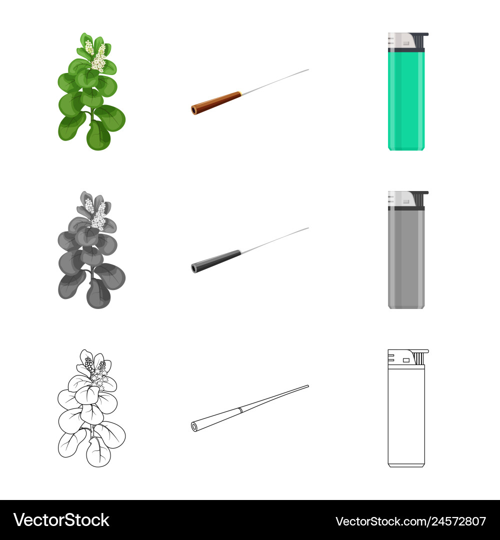 Refuse and stop symbol set Refuse and stop symbol set vector image