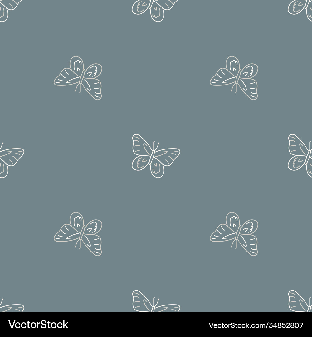 Swallowtail Butterfly Pattern Vector Image