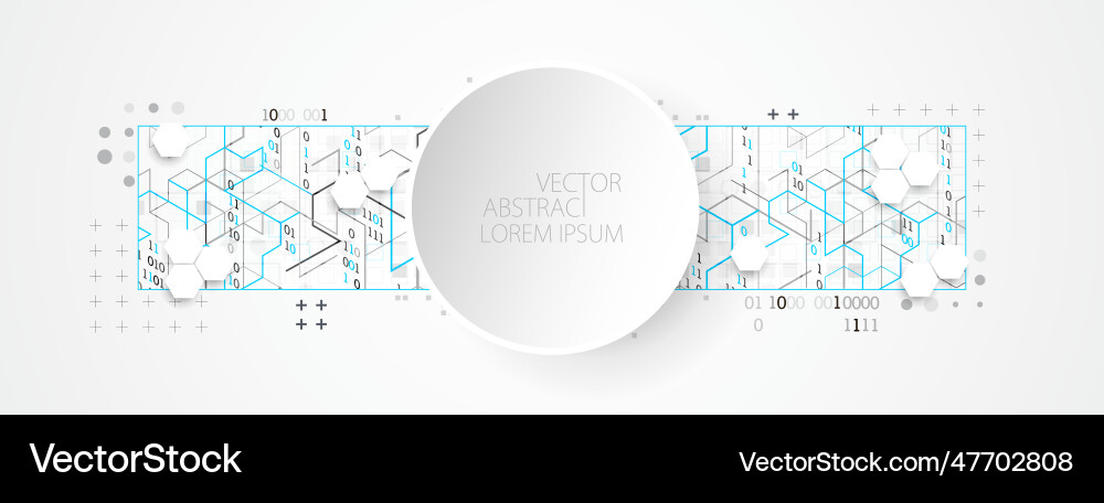 Abstract horizontal technology background Abstract horizontal technology background vector image
