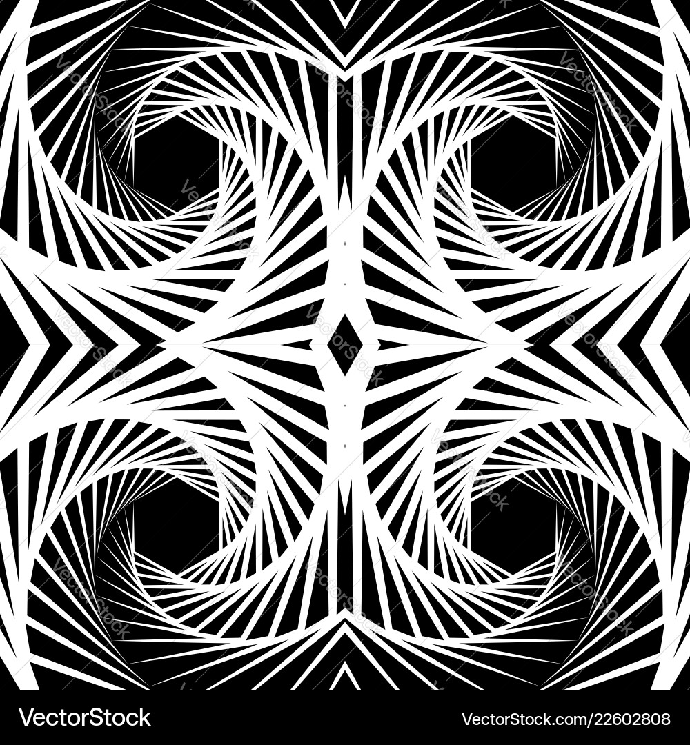 Abstract mirrored vortex background pattern Abstract mirrored vortex background pattern vector image