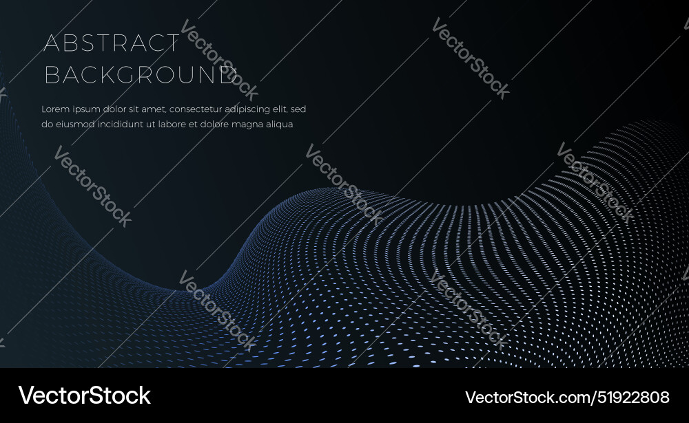 Abstract Technology Wave Background Vector Image