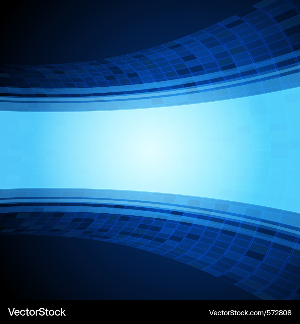 Digital Tech Grid Background vector image