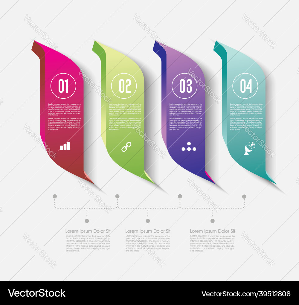 Web banners design can be used for workflow Web banners design can be used for workflow vector image