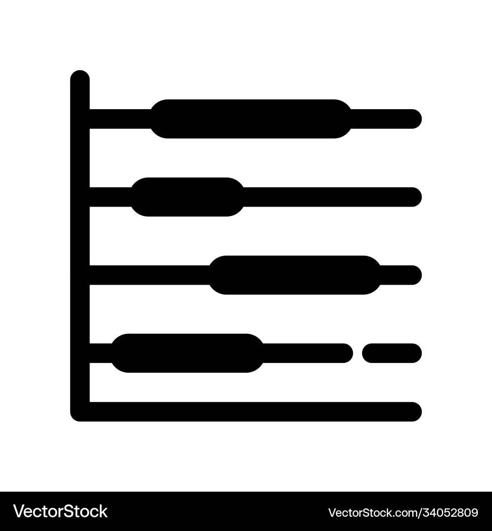 Gantt chart outline icon – Royalty-Free Vector | VectorStock, image size:1000x1080