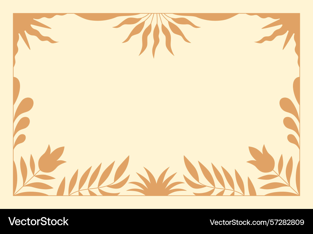 In simple modern style - horizontal abstract In simple modern style - horizontal abstract vector image