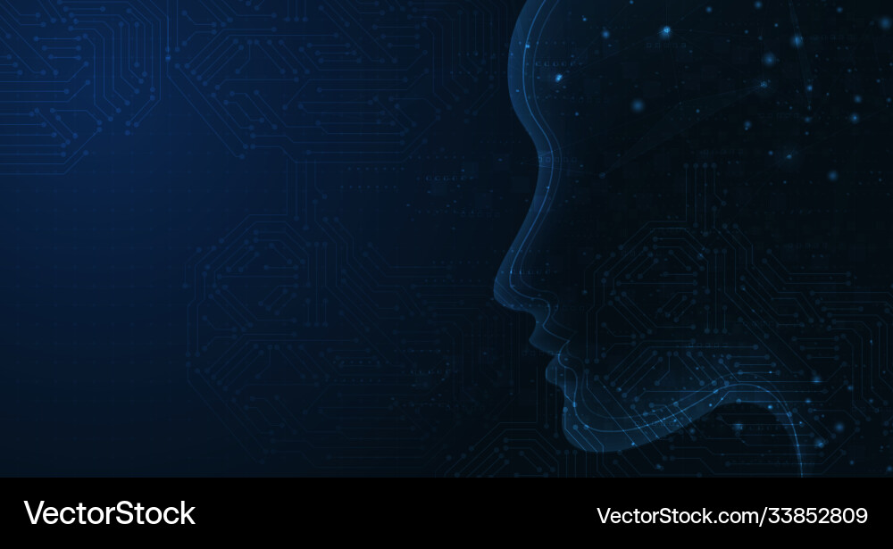 Künstliche Intelligenz Maschine lernen ai Daten Künstliche Intelligenz Maschine lernen ai Daten vektorbild