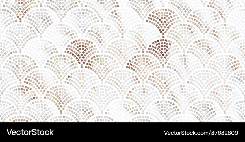 Pattern with texture scales and squares vector image