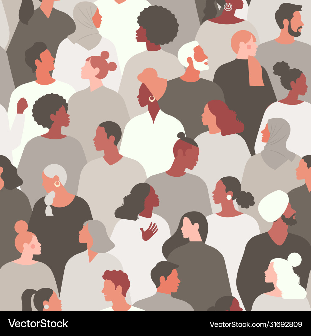Protesting for Equality vector image