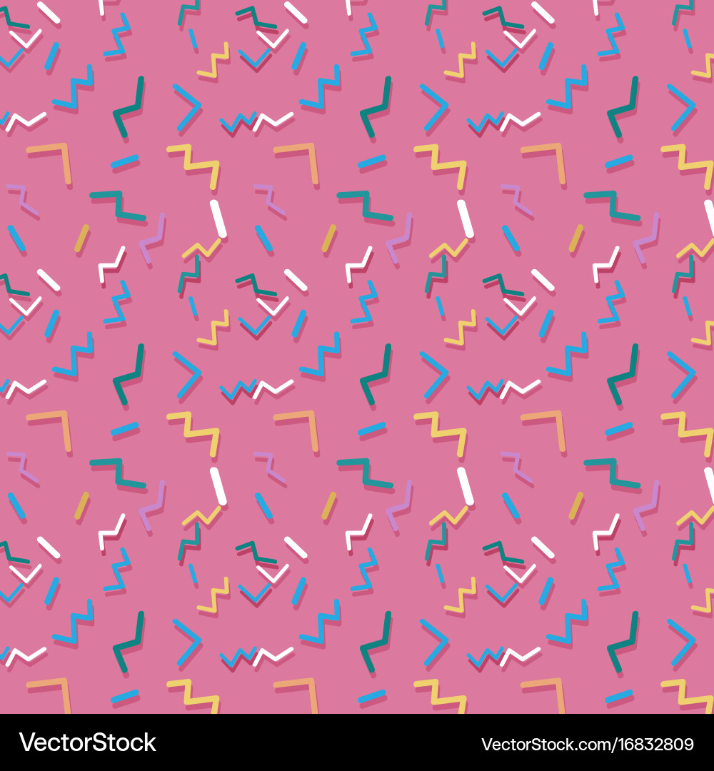 Retro pattern background vector image