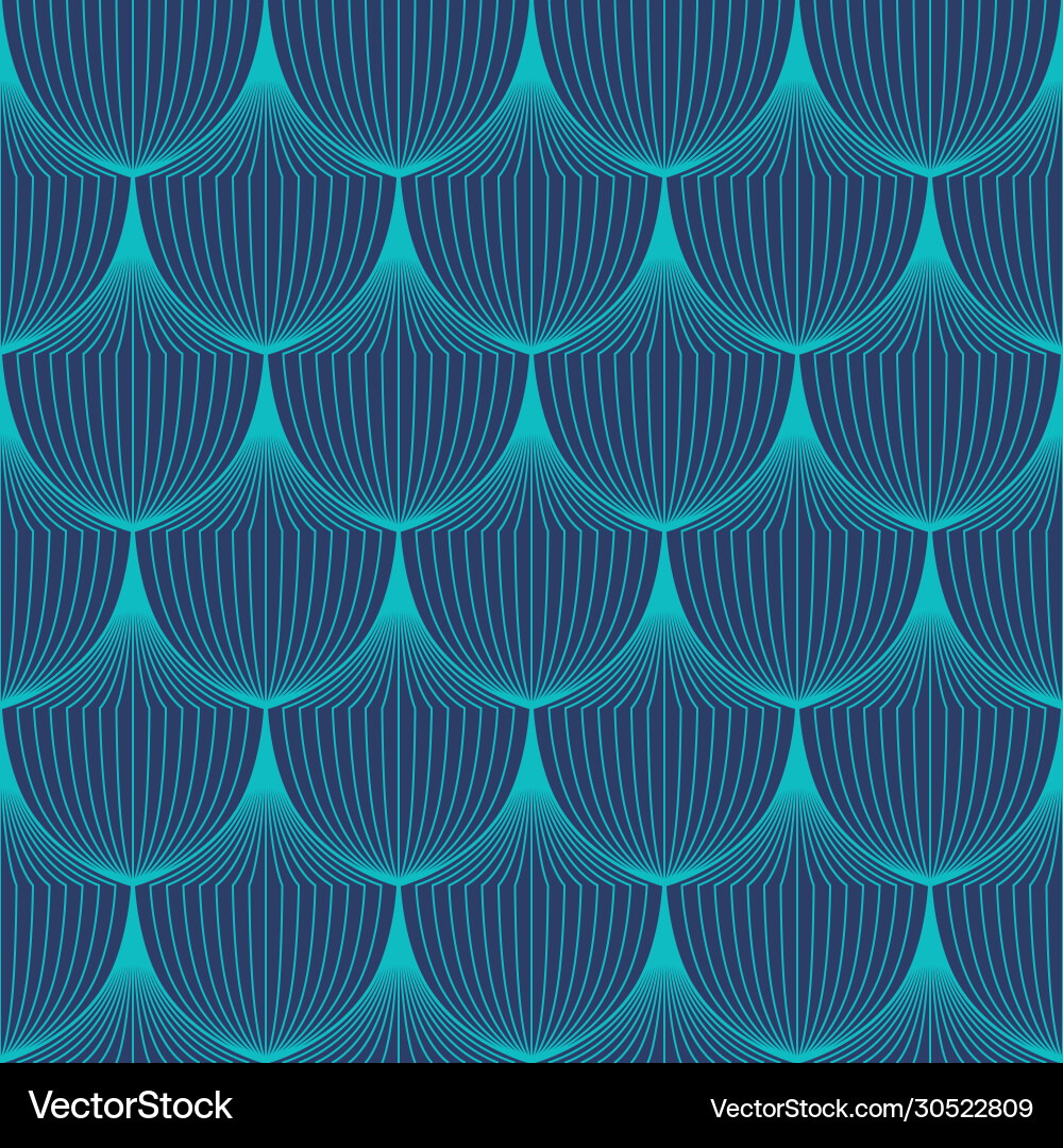 Seamless pattern design with roaring 20s style vector image