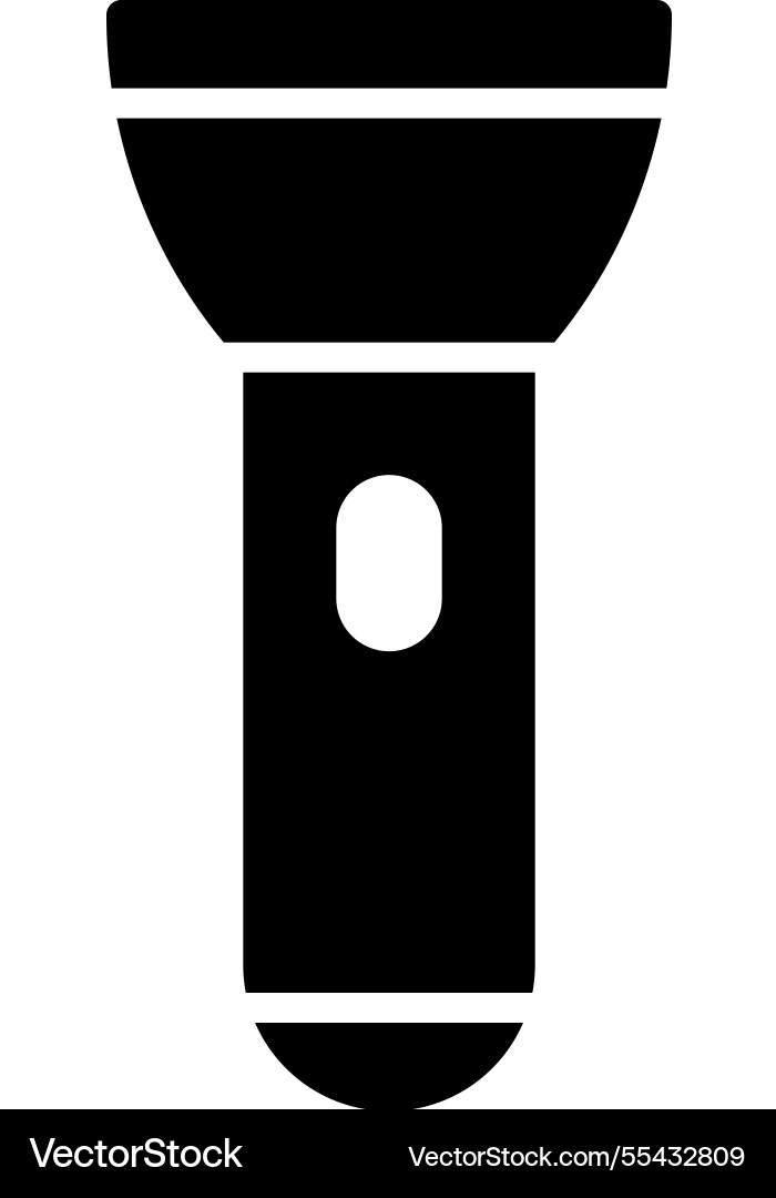 Torch lamp icon Vector Image