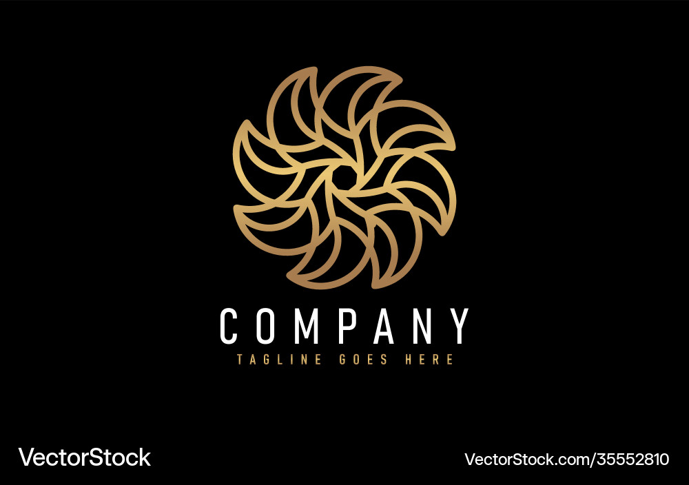 Abstract modern logo design based from circular Abstract modern logo design based from circular vector image