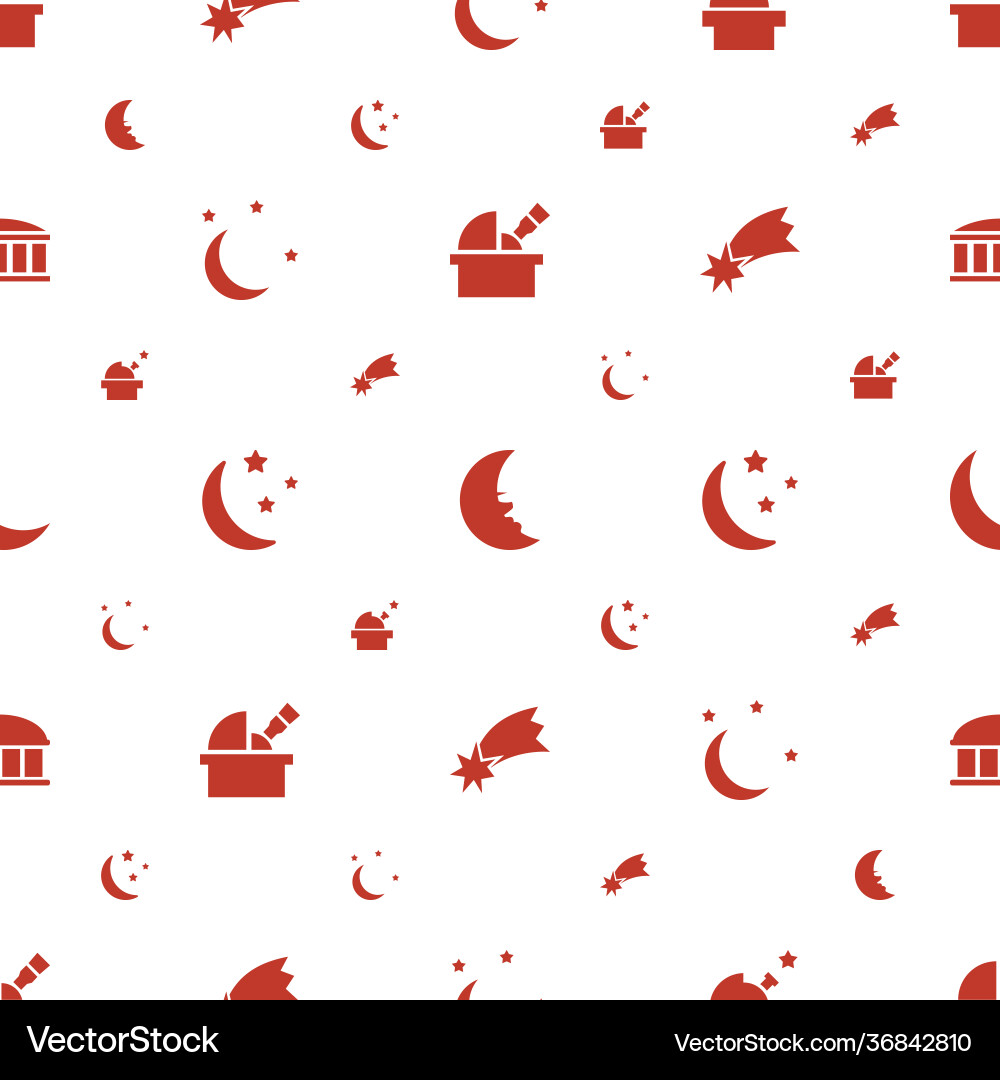 Astronomy icons pattern seamless white background Astronomy icons pattern seamless white background Vector Image