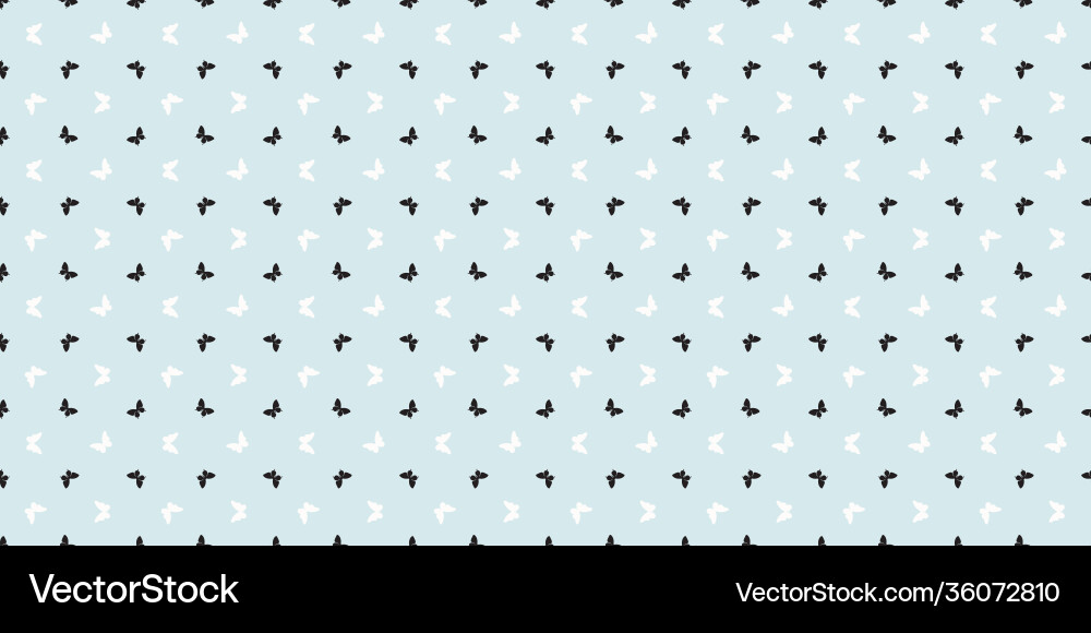 Butterfly repeat pattern background Butterfly repeat pattern background vector image