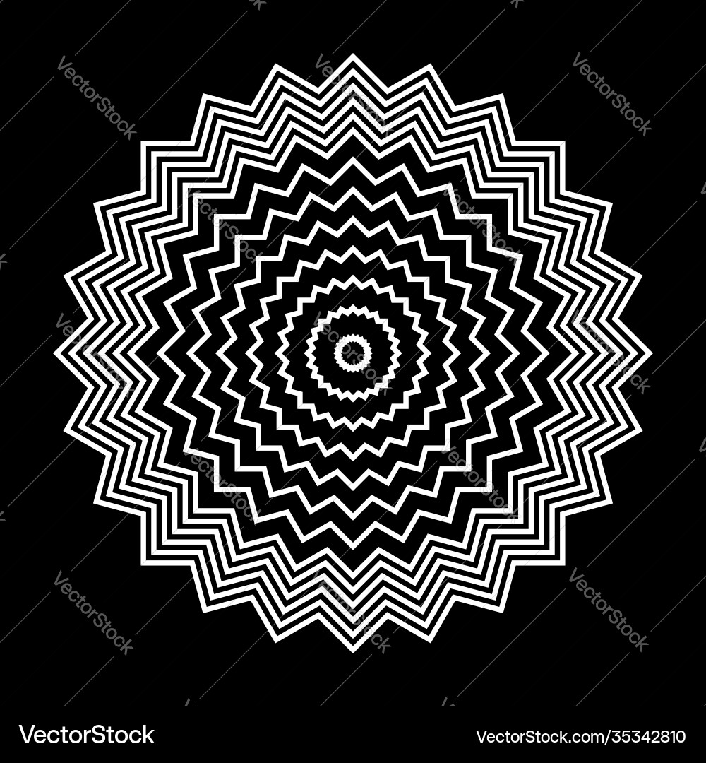 Circle pattern vector image