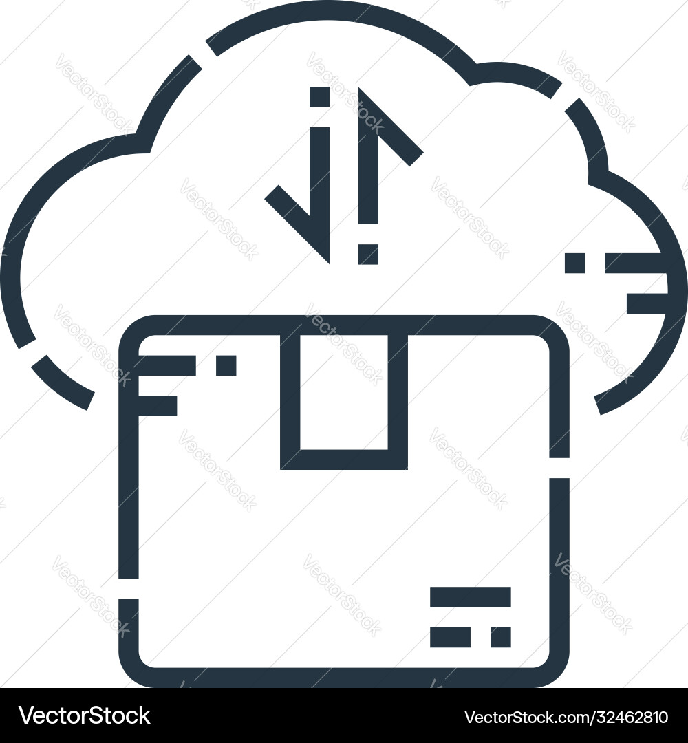 Cloud computing icon isolated on white background Cloud computing icon isolated on white background vector image