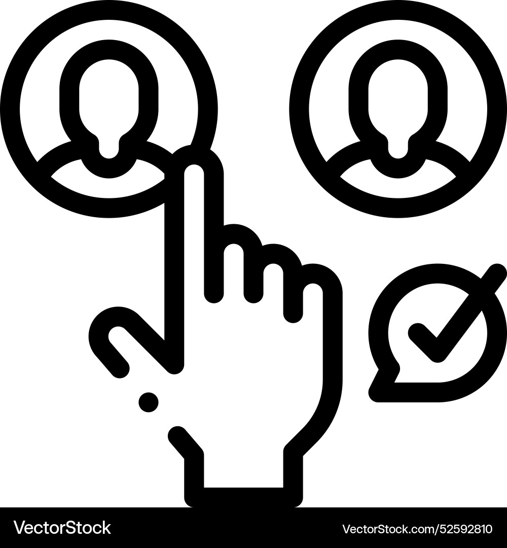 Counting icon thin linear style design isolated Counting icon thin linear style design isolated vector image