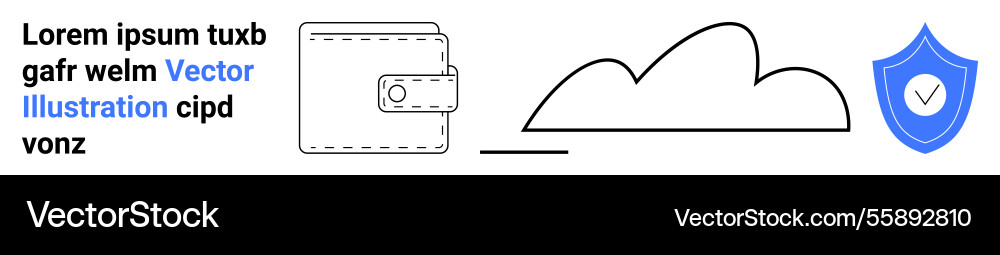 Digital security with cloud backup and virtual Digital security with cloud backup and virtual vector image