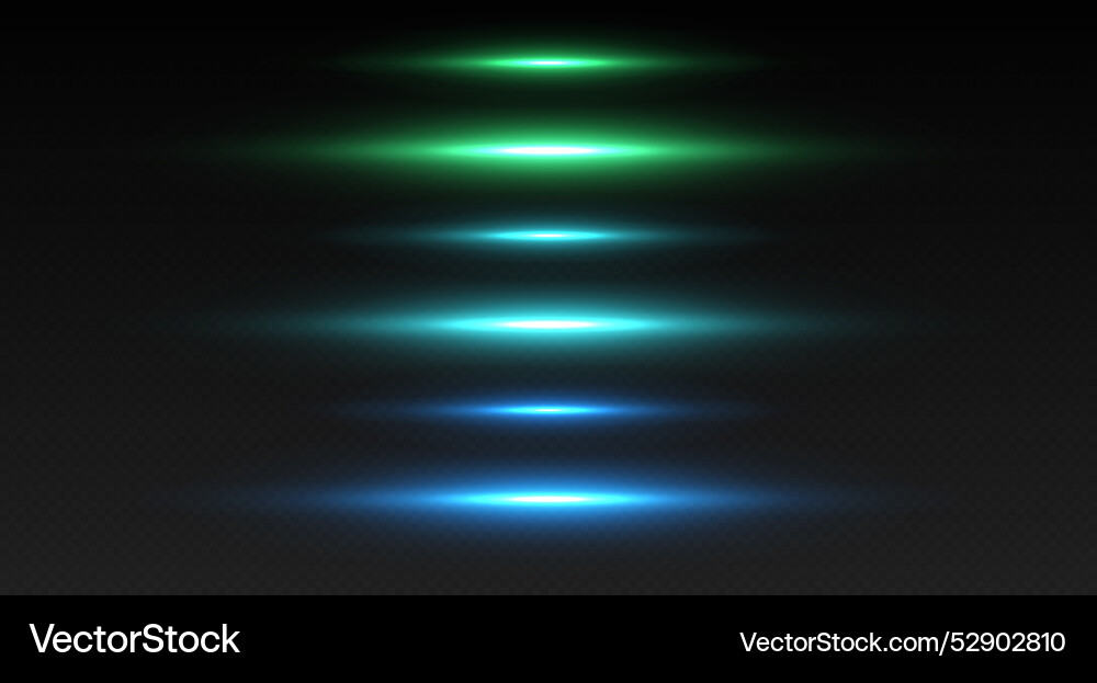 Glowing lines neon in motion light effect shiny Glowing lines neon in motion light effect shiny vector image