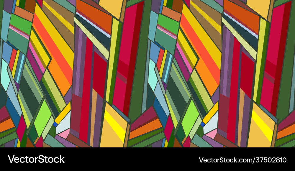 Seamless flat abstract pattern Seamless flat abstract pattern vector image