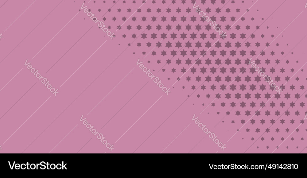 Stars shape two color abstract background Vector Image