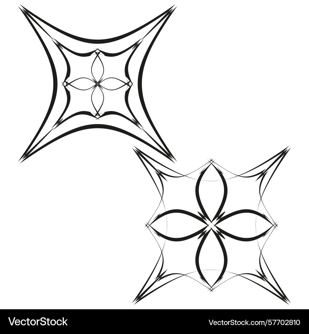 Wireframe star icon sharp pointed shape spiky Wireframe star icon sharp pointed shape spiky vector image