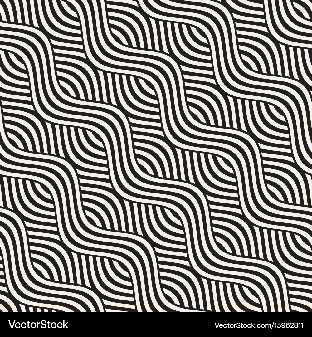 Abstract geometric pattern with wavy lines Abstract geometric pattern with wavy lines vector image