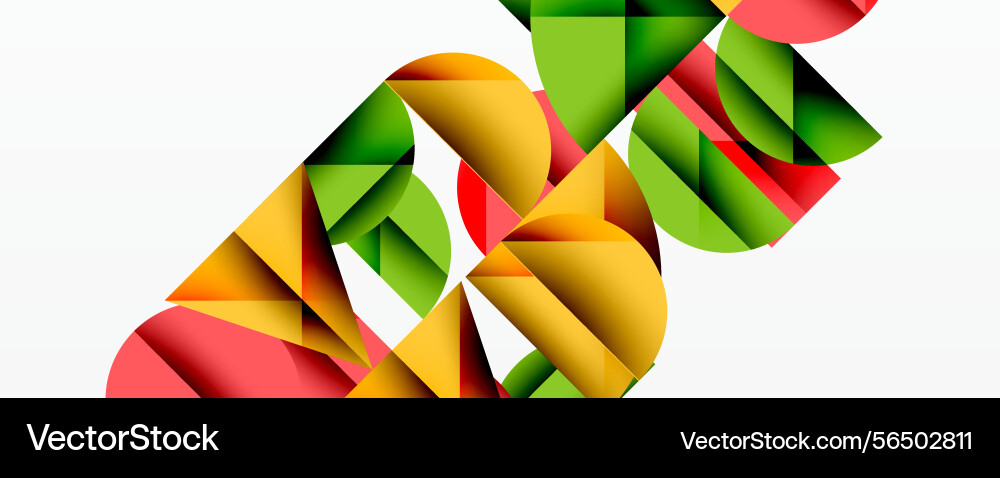 Abstract geometric shapes overlap creating Abstract geometric shapes overlap creating vector image
