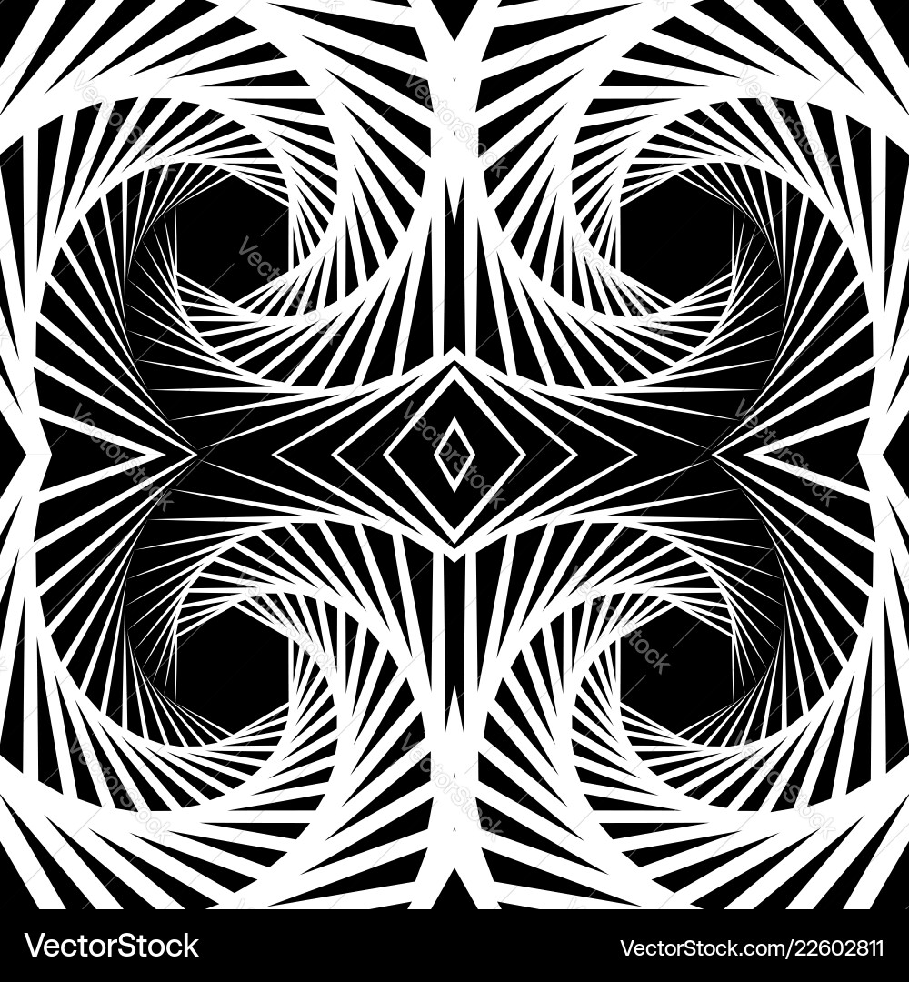 Abstract mirrored vortex background pattern Abstract mirrored vortex background pattern vector image