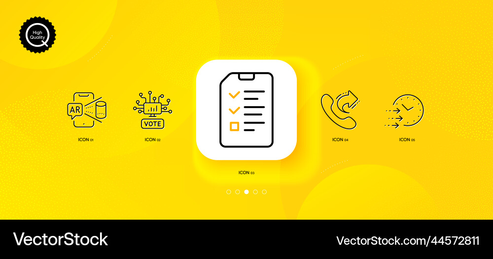 Interview share call and augmented reality Interview share call and augmented reality vector image