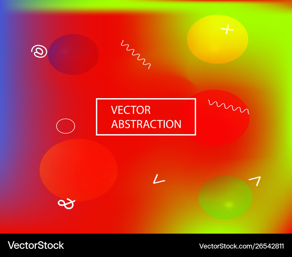 Magic backdrop from blurry patterns Vector Image