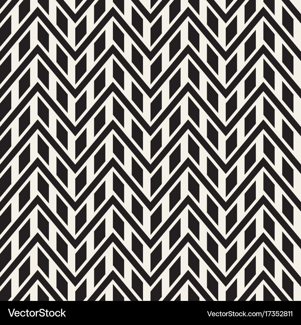 Seamless zigzag line pattern abstract vector image