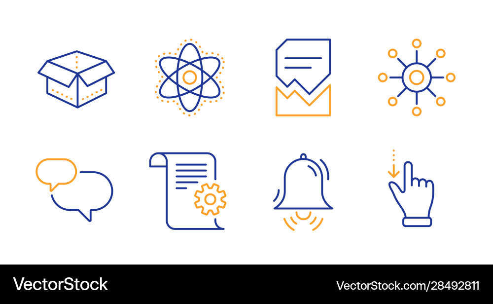 Technical & Corrupted File Icons vector image