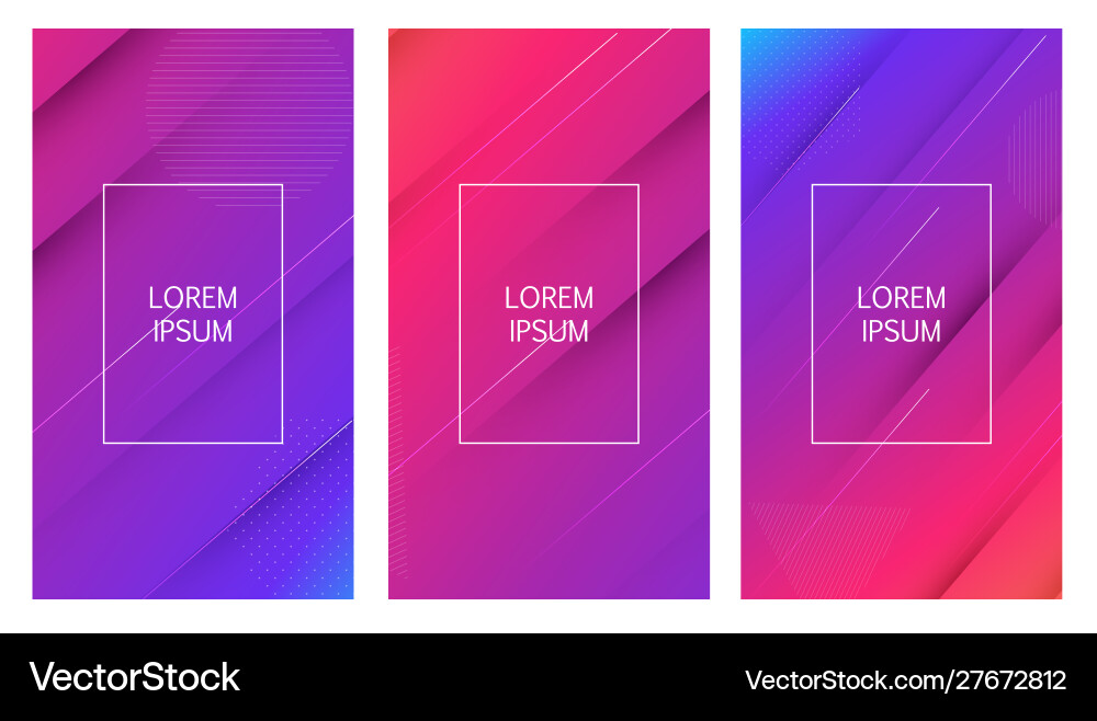 Abstract minimal gradient shapes geometric vector image