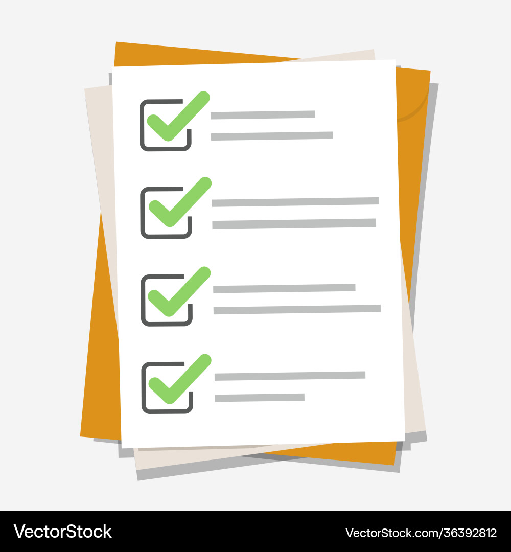 Checklist complete tasks to-do list premium Checklist complete tasks to-do list premium vector image