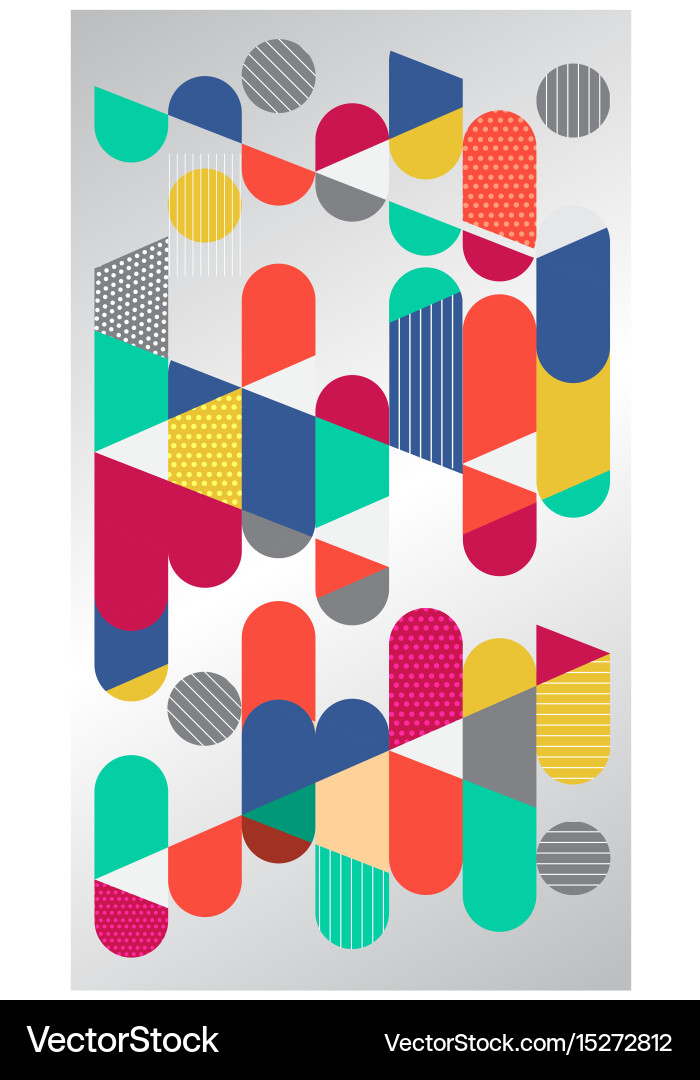Geometric Circle Pattern vector image