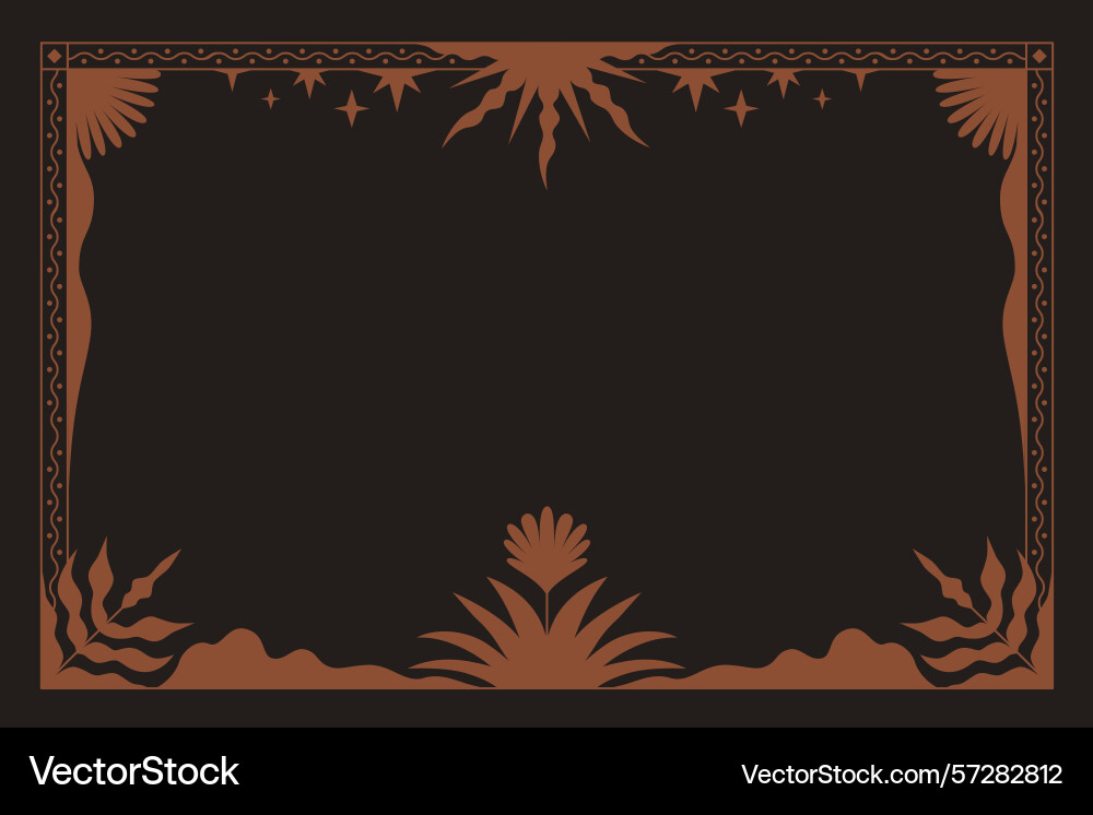 In simple modern style - horizontal abstract In simple modern style - horizontal abstract vector image