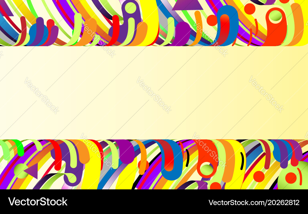 Modern abstract background frame composition made vector image